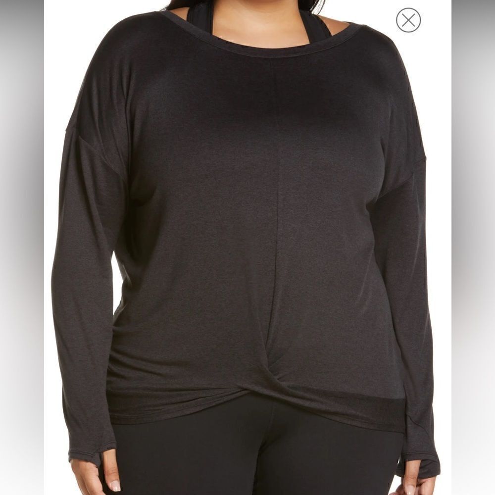 ZELLA Soft Twist Long Sleeve pullover Size S